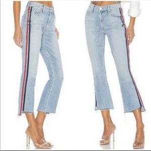 Mother Superior Insider Crop Light Wash Jeans Size 27